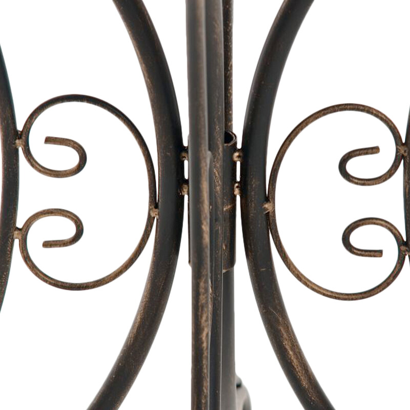 Nostalgisk jern havebord 70 cm diameter til små haver