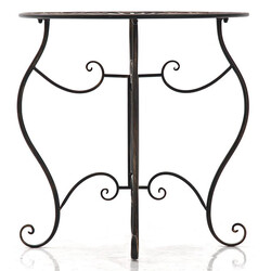 Nostalgisk Indra bord til terrasse og have i antik patina