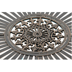 Nostalgisk Indra bord til terrasse og have i antik patina