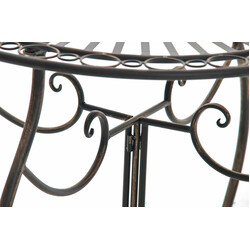 Nostalgisk Indra bord til terrasse og have i antik patina