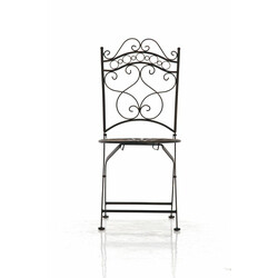 Indra stol nostalgisk jernstol med antikpatina håndlavet til have