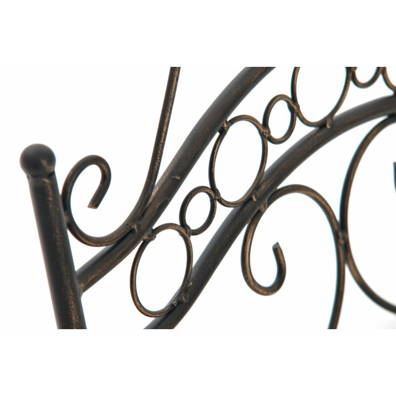 Indra stol nostalgisk jernstol med antikpatina håndlavet til have