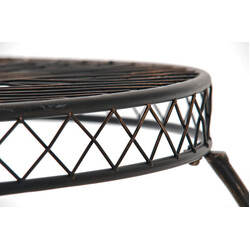 Sheela havebord i håndlavet jern med antikpatina 90 cm