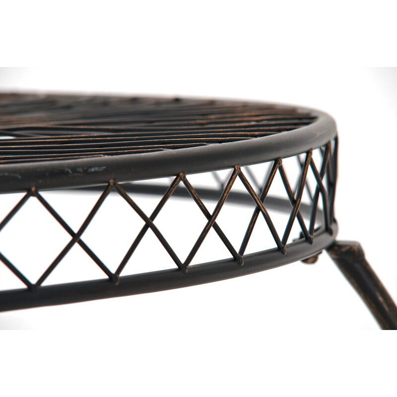 Sheela havebord i håndlavet jern med antikpatina 90 cm