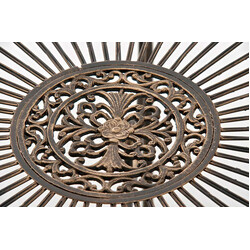 Sheela havebord i håndlavet jern med antikpatina 90 cm