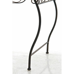 Zarina nostalgisk jernbord til terrasse og have med antikpatina