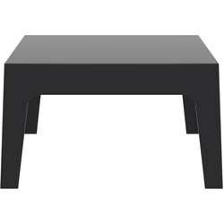 Multifunktionelt BOX-hjælpebord i polypropylen stabelbart til indendørs og udendørs