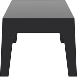 Multifunktionelt BOX-hjælpebord i polypropylen stabelbart til indendørs og udendørs