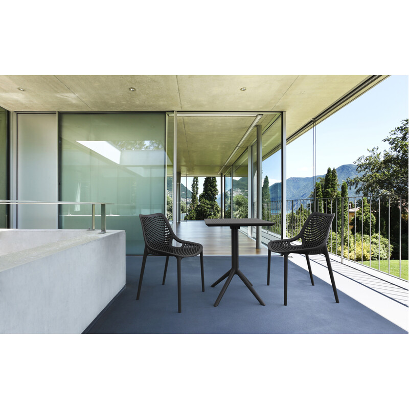 Stabelbar Air stol til indendørs og udendørs brug vandafvisende 130 kg