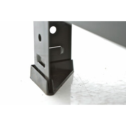 Metaljusterbart hyldesystem zincbelagt 90 cm bred 3‑5 hylder 175 kg belastning