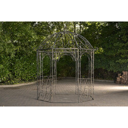 Leila jernpavillon til have med klatreplanter dekorativ holdbar