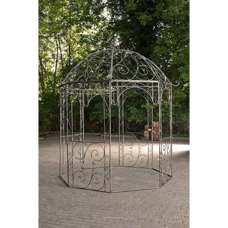 Leila jernpavillon til have med klatreplanter dekorativ holdbar