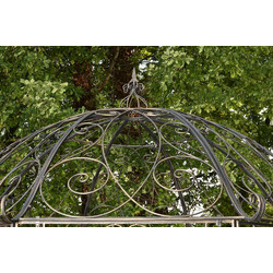 Leila jernpavillon til have med klatreplanter dekorativ holdbar