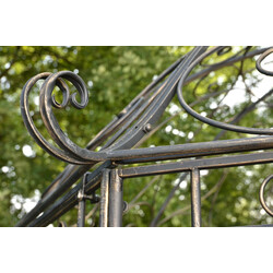 Leila jernpavillon til have med klatreplanter dekorativ holdbar