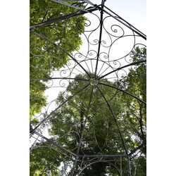 Leila jernpavillon til have med klatreplanter dekorativ holdbar