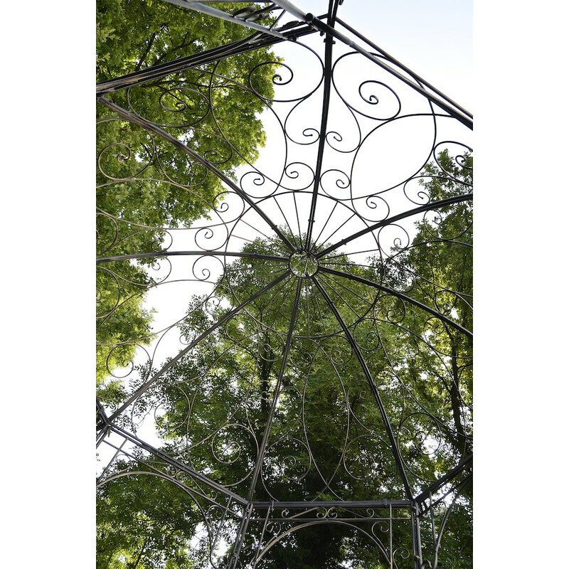 Leila jernpavillon til have med klatreplanter dekorativ holdbar