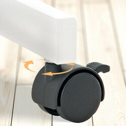 Yolanda justerbart helkropsspejl 150 cm på hjul