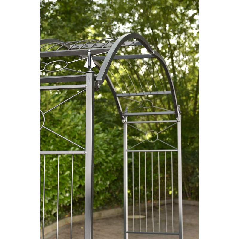 Justerbar dekorativ rosebueholder til haven med pulverlakeret finish
