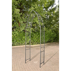 Justerbar dekorativ rosebueholder til haven med pulverlakeret finish