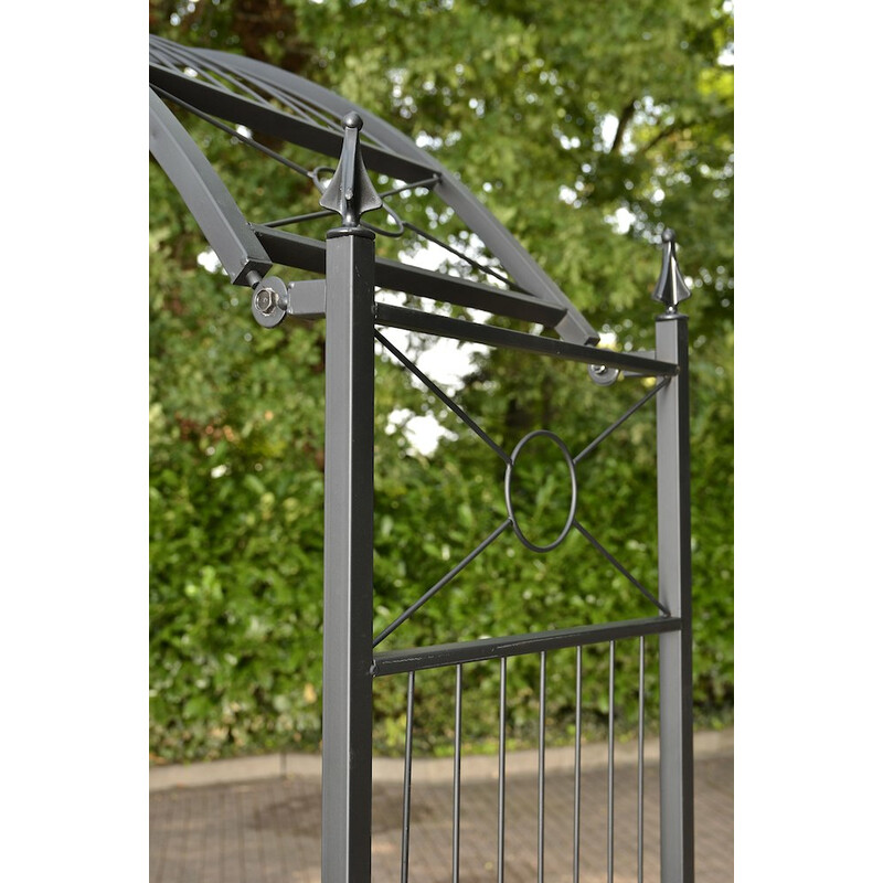 Justerbar dekorativ rosebueholder til haven med pulverlakeret finish