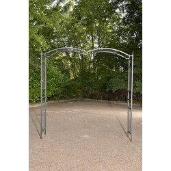 Justerbar dekorativ rosebueholder til haven med pulverlakeret finish