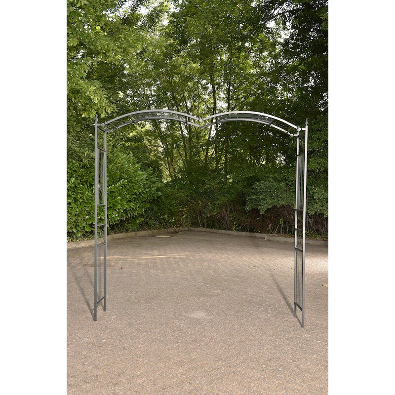 Justerbar dekorativ rosebueholder til haven med pulverlakeret finish