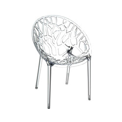 Stilfuldt udendørssæt Arendal med polykarbonat bord og to stole