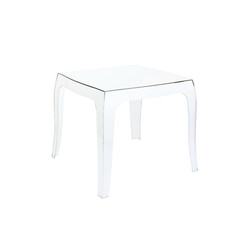 Stilfuldt udendørssæt Arendal med polykarbonat bord og to stole