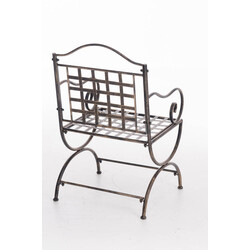 Nostalgisk jernhave stol med håndlavet antikpatina til have og terrasse