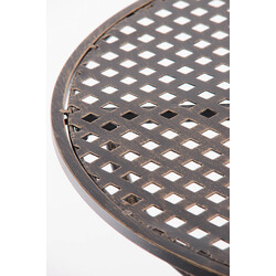 Amanda rund havebord 70 cm håndlavet jern med antikpatina