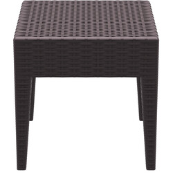 Miami moderne vandtæt udendørs bord polypropylen 45x92 cm