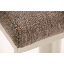 Justerbar Panama barstol med roterende sæde og ryglæn