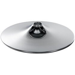 Rund gulvunderstøtte til barstol med gasfjeder i fire størrelser