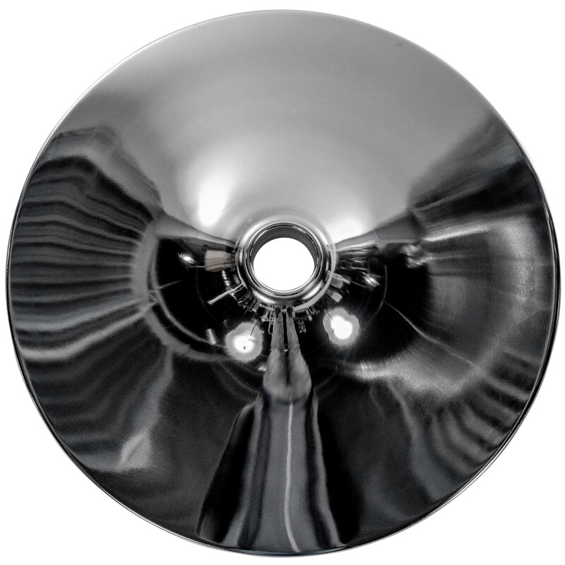 Rund gulvunderstøtte til barstol med gasfjeder i fire størrelser