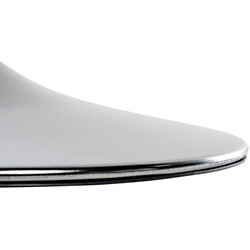 Rund gulvunderstøtte til barstol med gasfjeder i fire størrelser