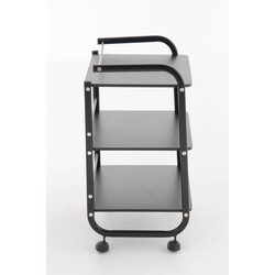 Medicinsk vogn PL902 hvid tre niveauer holdbar metal træ 60 kg