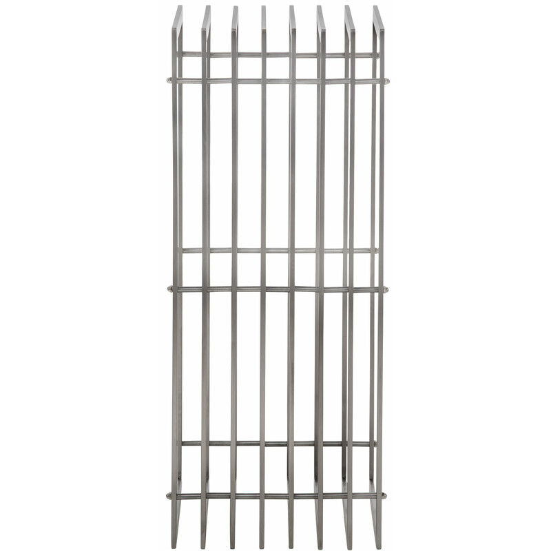 Irving rustfri stål brændeholder til indendørs hængende brug