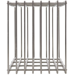 Irving rustfri stål brændeholder til indendørs hængende brug