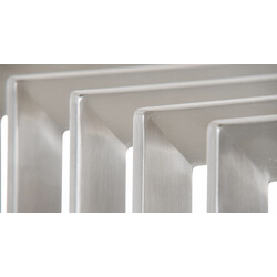 Irving rustfri stål brændeholder til indendørs hængende brug