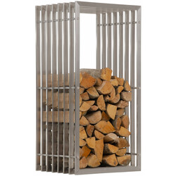 Irving rustfri stål brændeholder til indendørs hængende brug