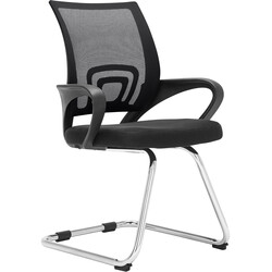 Eureka ergonomisk svajende besøgsstol med polstret sæde og netryg