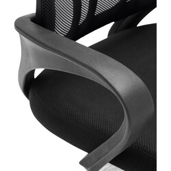 Eureka ergonomisk svajende besøgsstol med polstret sæde og netryg