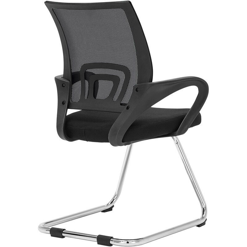 Eureka ergonomisk svajende besøgsstol med polstret sæde og netryg