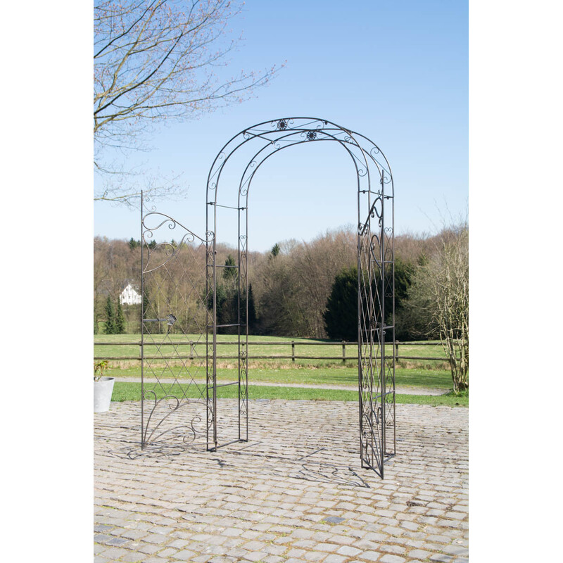 Melissa rosenbue port i jern 220 cm høj have