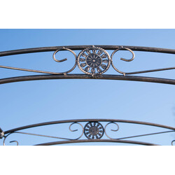 Melissa rosenbue port i jern 220 cm høj have