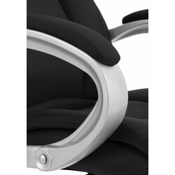 Ergonomisk XL kontorstol med justerbar kunstlæder 150 kg