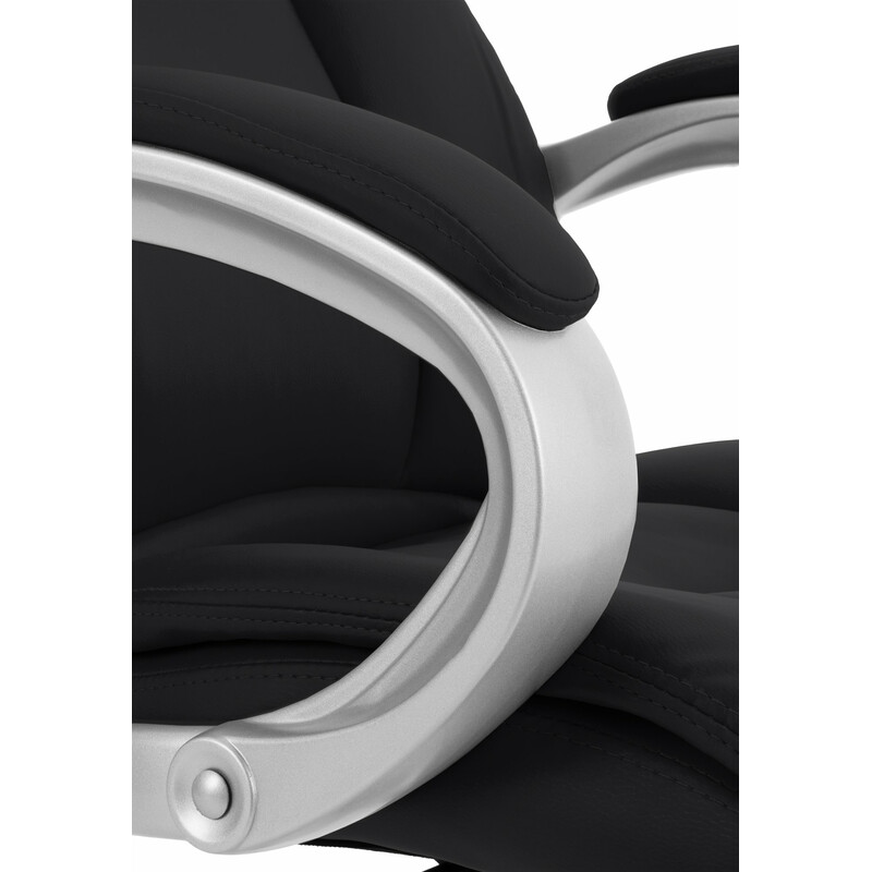 Ergonomisk XL kontorstol med justerbar kunstlæder 150 kg