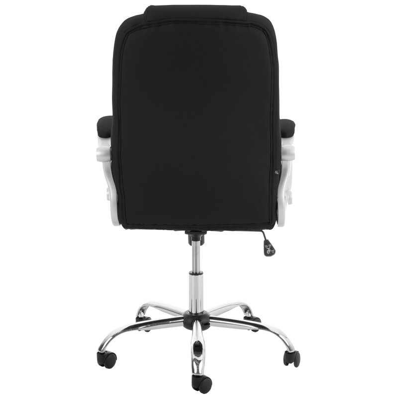 Ergonomisk XL kontorstol med justerbar kunstlæder 150 kg