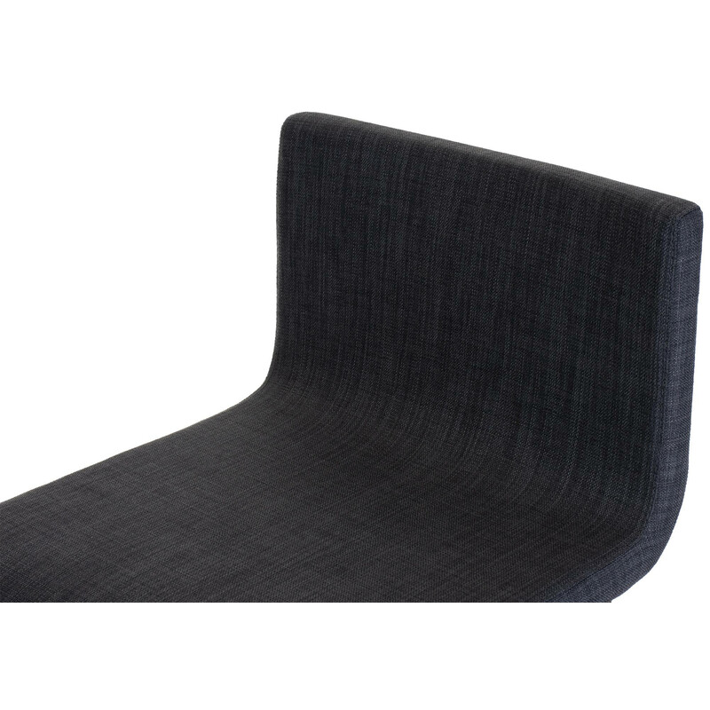 Justerbar roterende barstol i limon-stof med rygstøtte og fodstøtte stabil metalramme