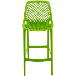 Moderne udendørs barstol i polypropylen med ergonomisk design 75 cm